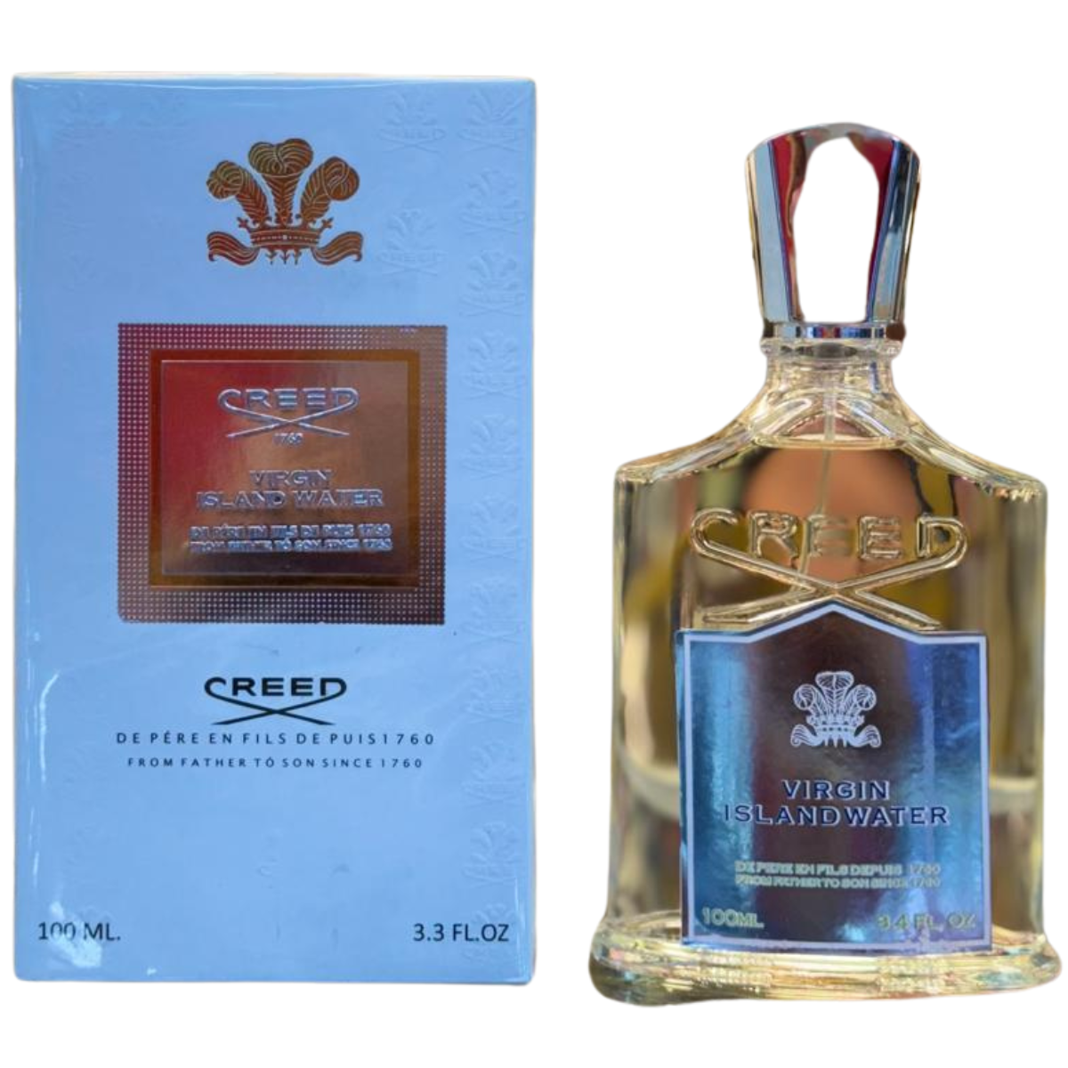 Loción Creed 100 ml: El Perfume de Lujo que Necesitas. ¿Qué Hace Especial a la Loción Creed 100 ml? La Loción Creed 100 ml es una fragancia de lujo reconocida a nivel mundial por su calidad y sofisticación. Con una tradición que se remonta a más de 250 años, Creed es una marca de perfumes conocida por crear aromas únicos que dejan una impresión duradera. La versión de 100 ml es ideal para quienes buscan disfrutar de una fragancia intensa y de larga duración sin preocuparse por quedarse sin ella rápidamente.  Ventajas de Comprar la Loción Creed 100 ml en Onlineshoppingcenterg 1. Fragancia de Lujo para Hombre y Mujer La Loción Creed 100 ml está disponible en versiones tanto para hombre como para mujer. Cada fragancia está cuidadosamente diseñada para adaptarse a distintos estilos y personalidades. Tanto si buscas un aroma fresco y vibrante como uno más cálido y sensual, Creed tiene algo para ti.  2. Calidad Premium Garantizada Creed es sinónimo de calidad. Al elegir una Loción Creed 100 ml, estás adquiriendo un producto que utiliza ingredientes naturales seleccionados a mano para crear una fragancia que realmente destaca. La longevidad y la proyección del perfume son características que hacen que Creed sea una marca líder en el mundo de la perfumería.  3. Tamaño Perfecto para Uso Diario Con sus 100 ml, la loción Creed ofrece la cantidad justa para un uso diario sin preocuparte por quedarte sin fragancia rápidamente. Es un tamaño conveniente tanto para viajes como para el día a día.